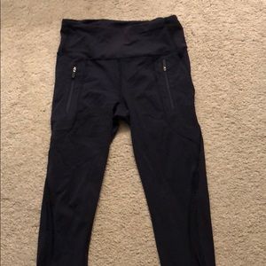 Lululemon Long Navy Leggings